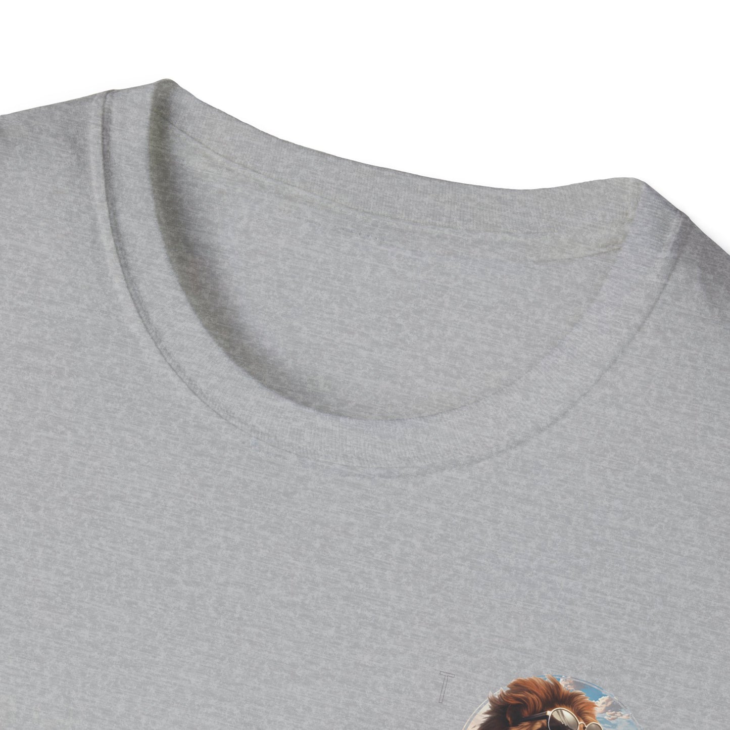 Lion Animal Aviator Unisex Softstyle T-Shirt