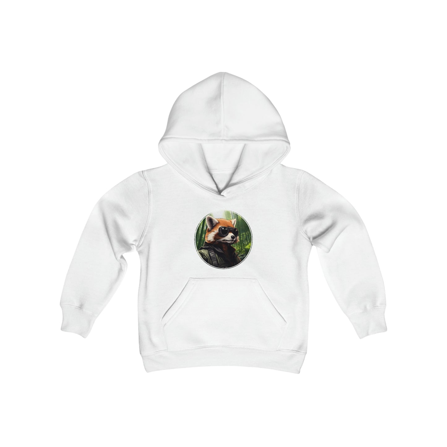 Red Panda Animal Aviator Youth Heavy Blend Hooded Sweatshirt