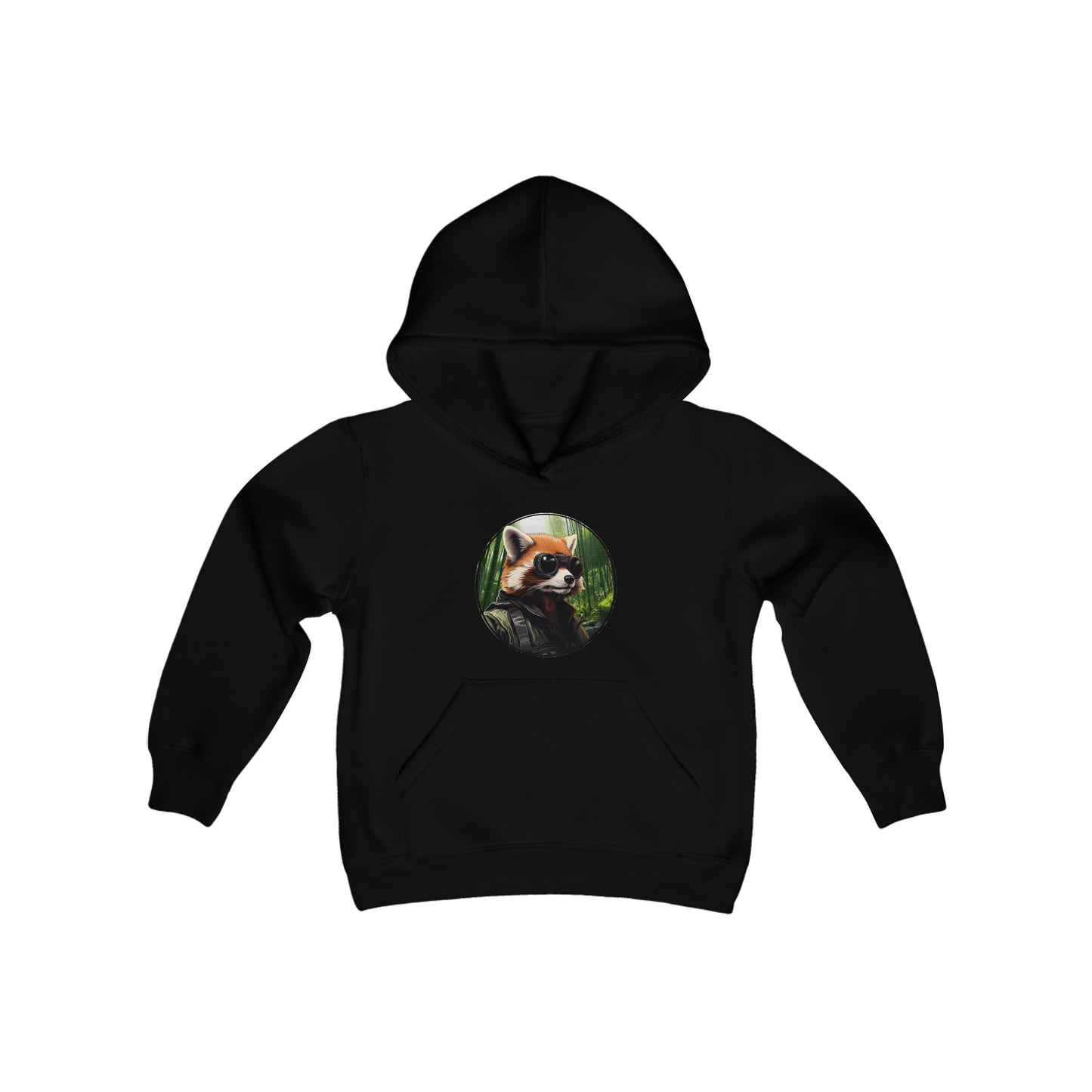 Red Panda Animal Aviator Youth Heavy Blend Hooded Sweatshirt