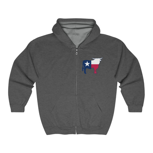 Big Tex Unisex Heavy Blend™ Full Zip Hooded Sweatshirt