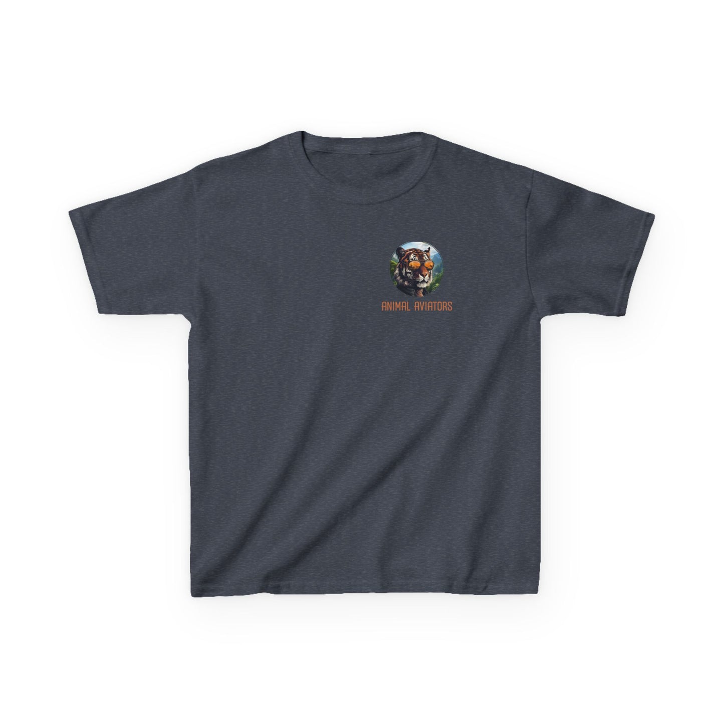 Tiger Animal Aviator Kids Heavy Cotton™ Tee