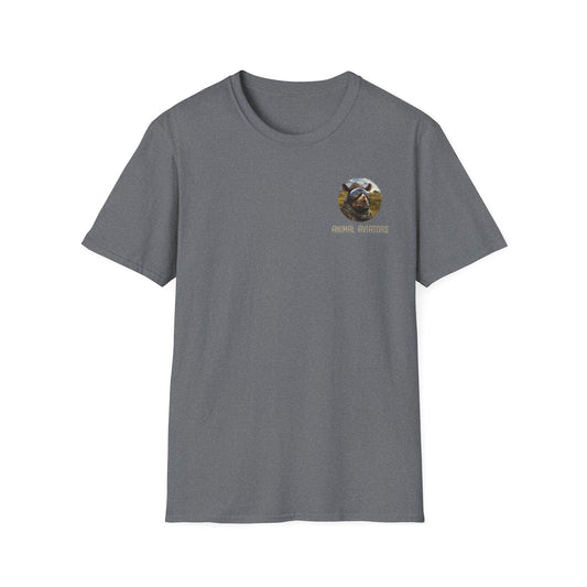 Rhino Animal Aviator Unisex Softstyle T-Shirt