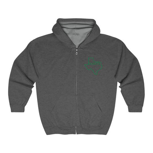 State of North Texas Unisex Heavy Blend™ Full Zip Hooded Sweatshirt