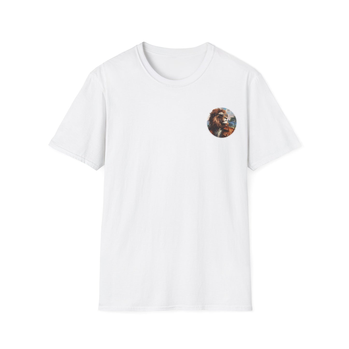 Lion Animal Aviator Unisex Softstyle T-Shirt