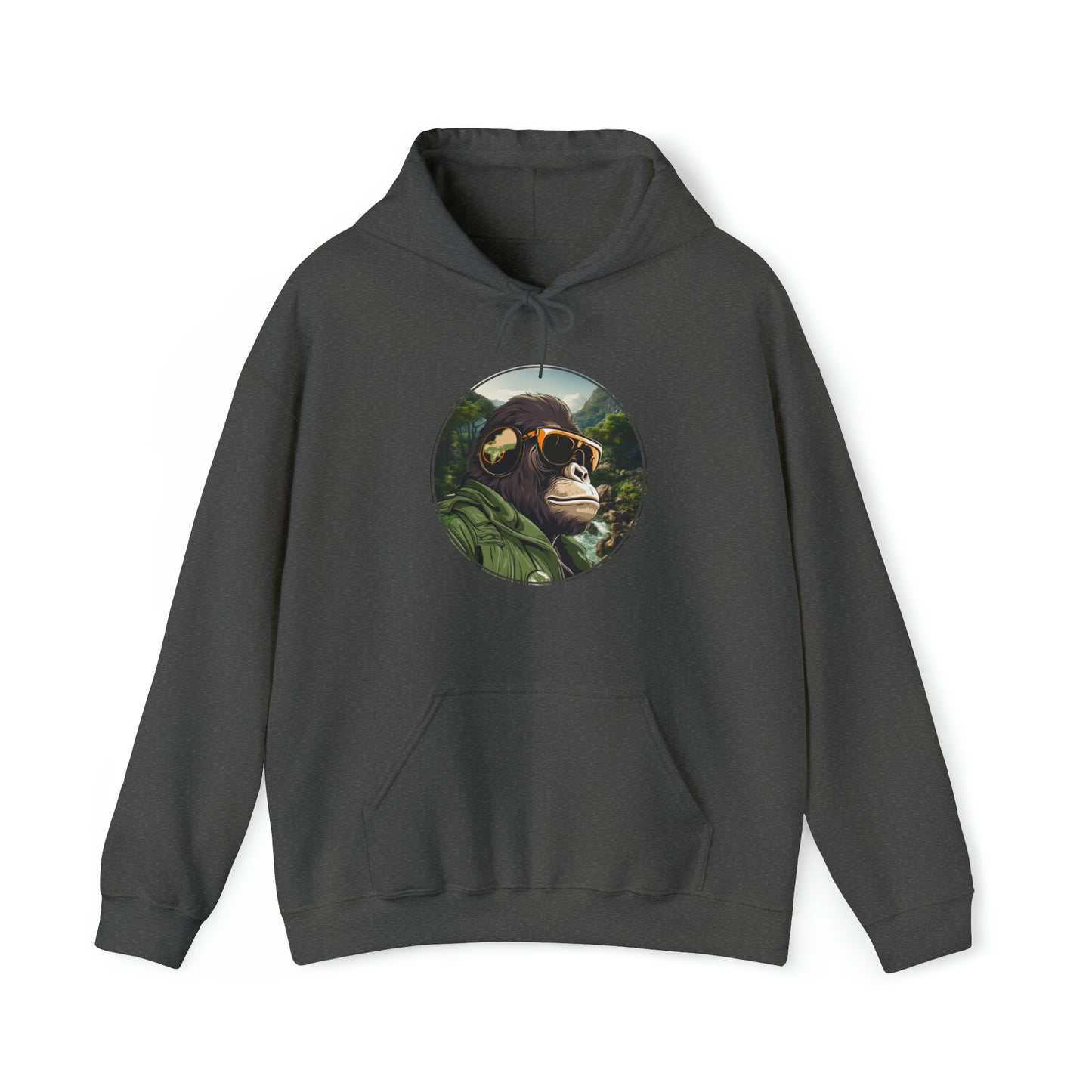 Gorilla Animal Aviator Unisex Heavy Blend™ Hooded Sweatshirt