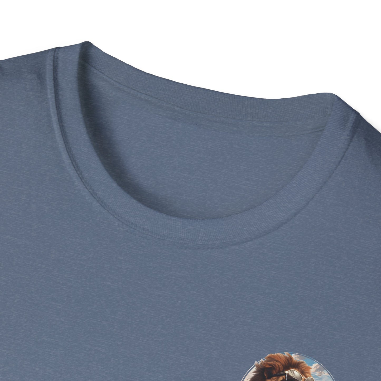 Lion Animal Aviator Unisex Softstyle T-Shirt