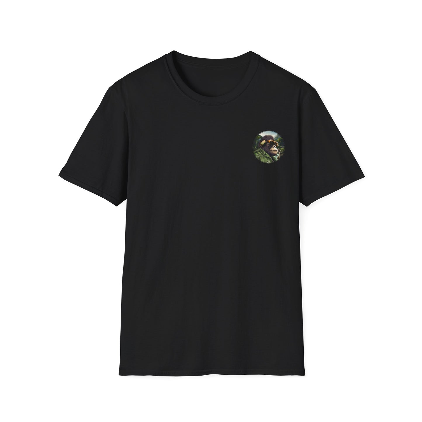 Gorilla Animal Aviator Unisex Softstyle T-Shirt