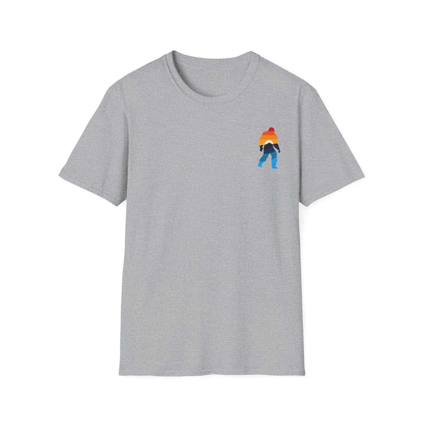 Sasquatch Yellowstone Sunset Unisex Softstyle T-Shirt