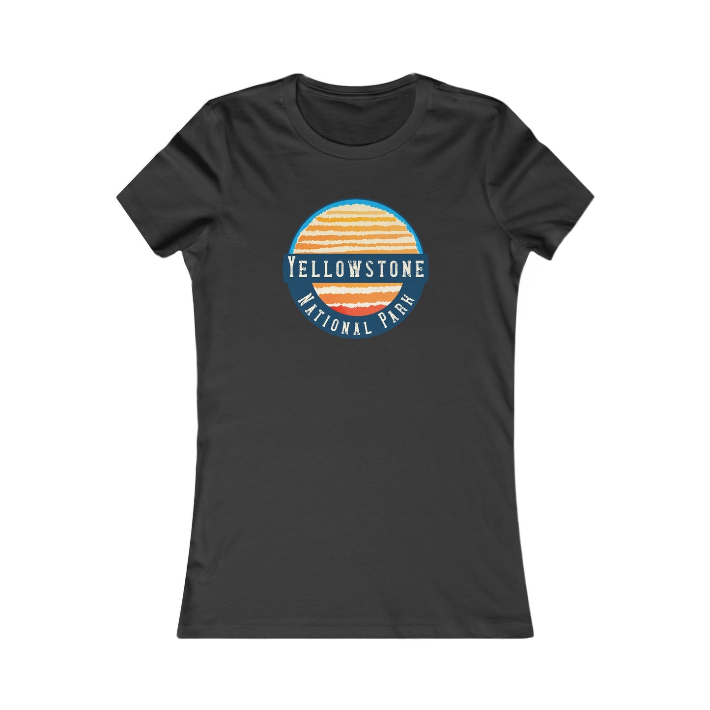 National Park Patch Yellowstone Sunset Women's Favorite Tee