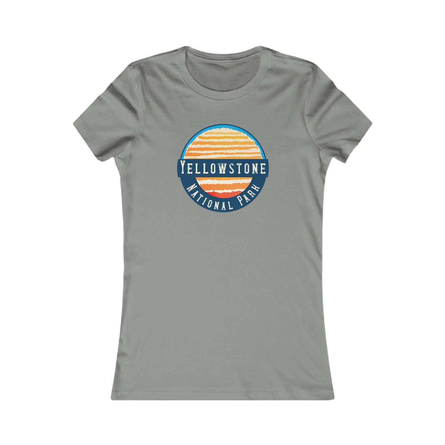 National Park Patch Yellowstone Sunset Women's Favorite Tee