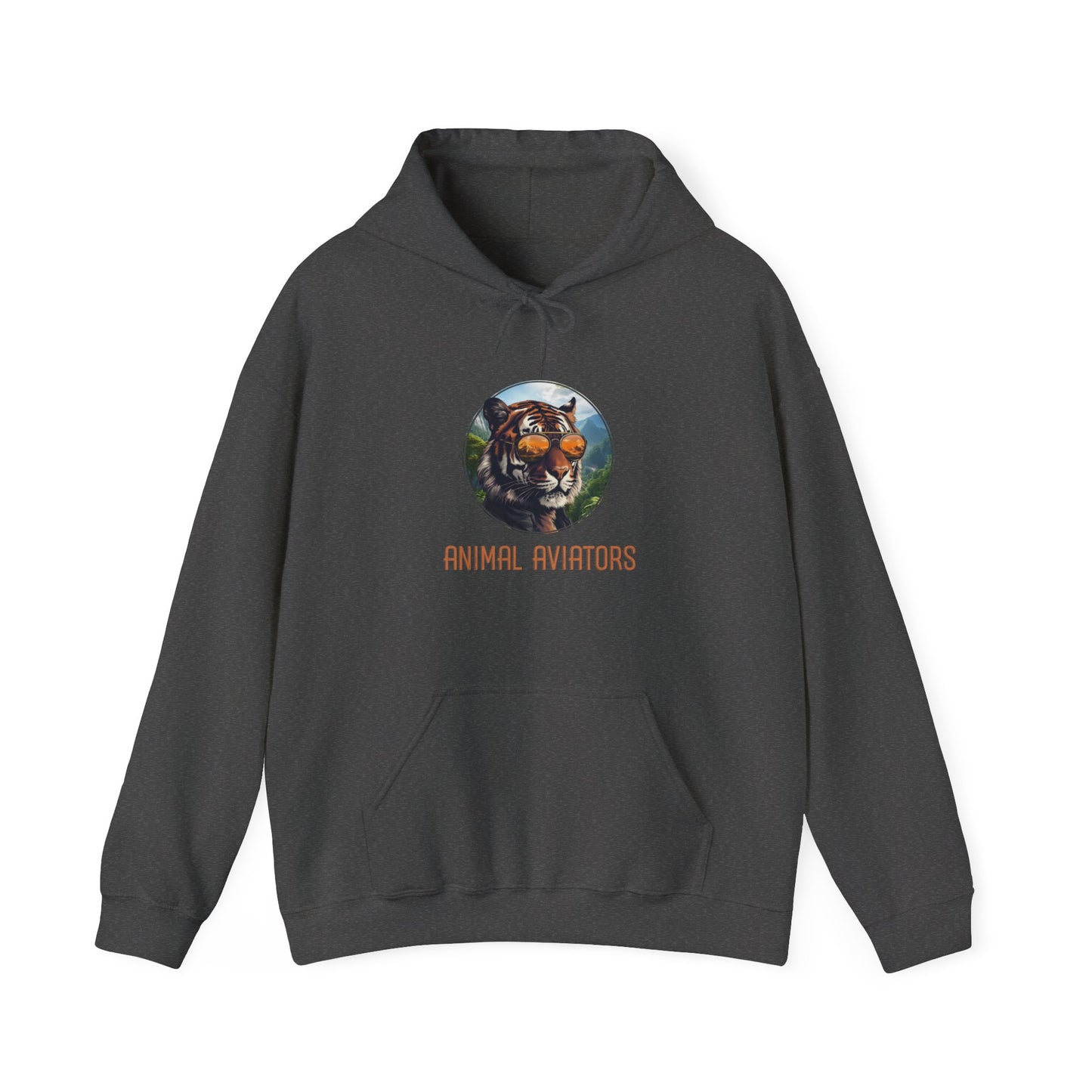 Tiger Animal Aviator Unisex Heavy Blend™ Hooded Sweatshirt