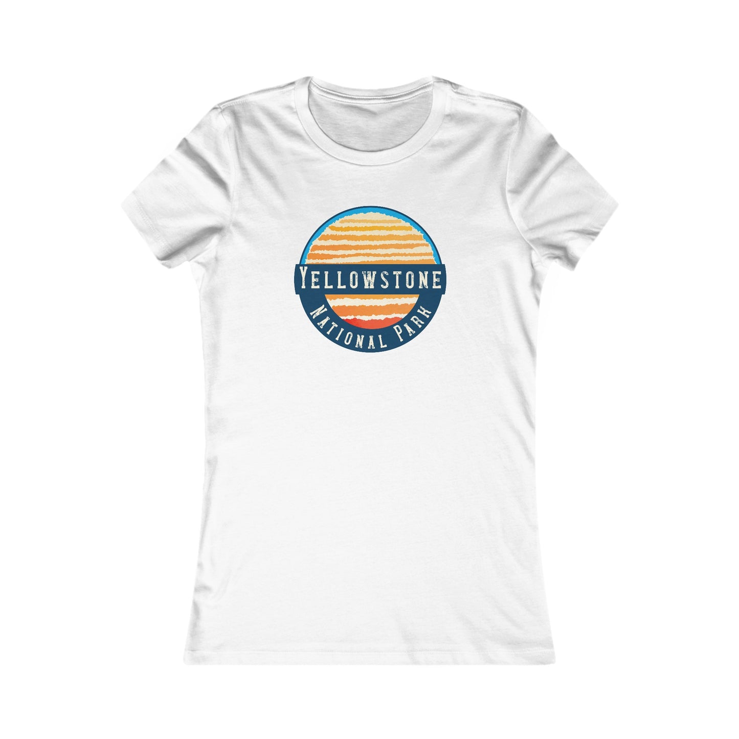 National Park Patch Yellowstone Sunset Women's Favorite Tee