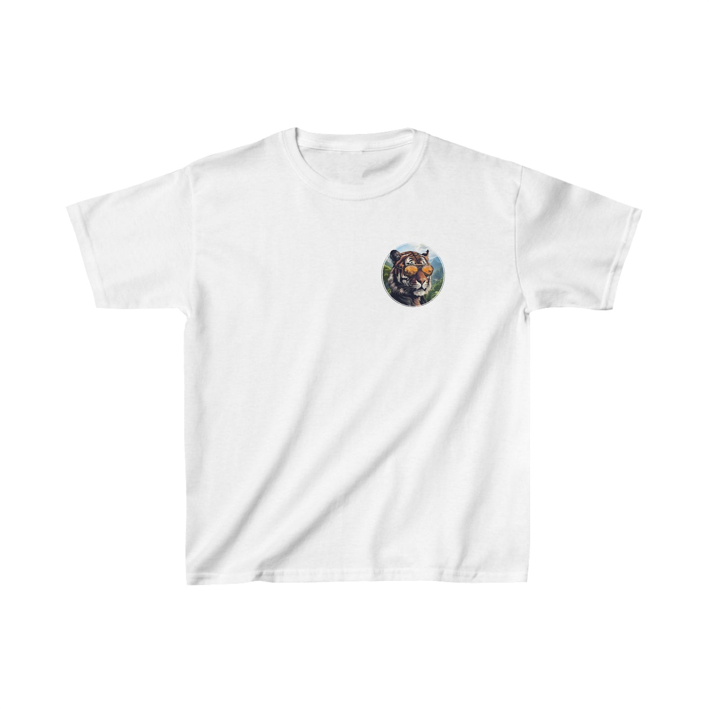 Tiger Animal Aviator Kids Heavy Cotton™ Tee