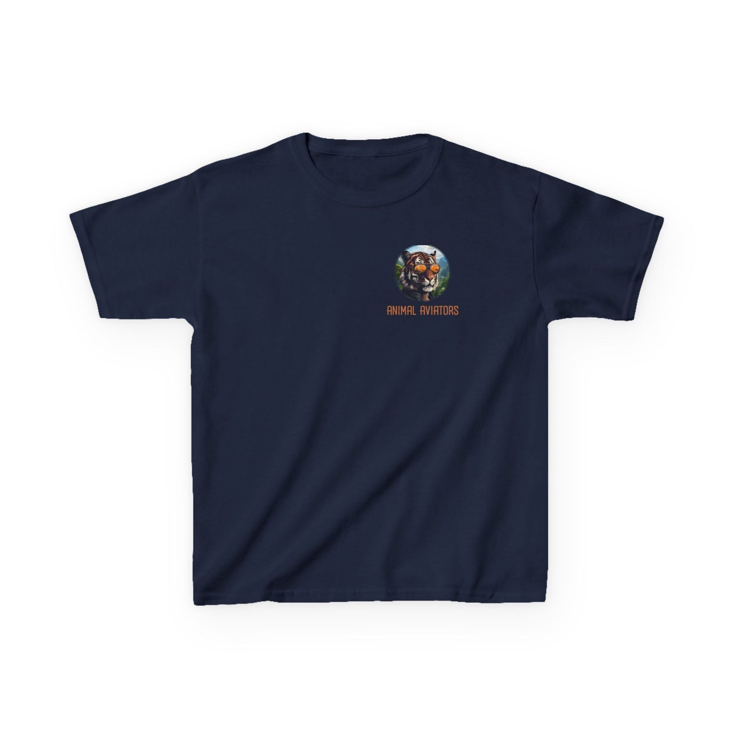 Tiger Animal Aviator Kids Heavy Cotton™ Tee