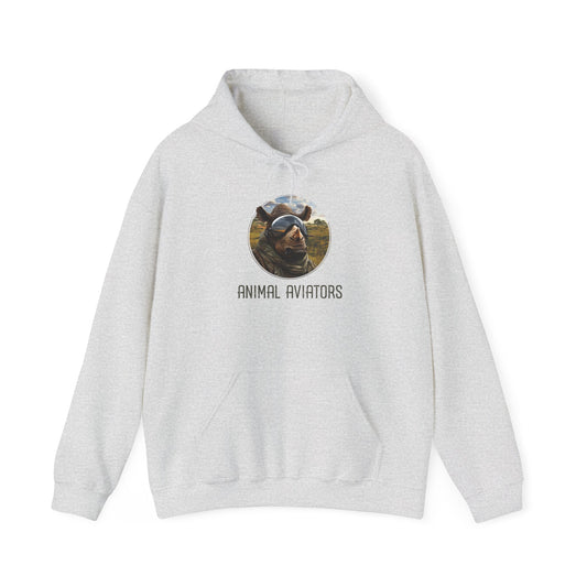 Rhino Animal Aviator Unisex Heavy Blend™ Hooded Sweatshirt