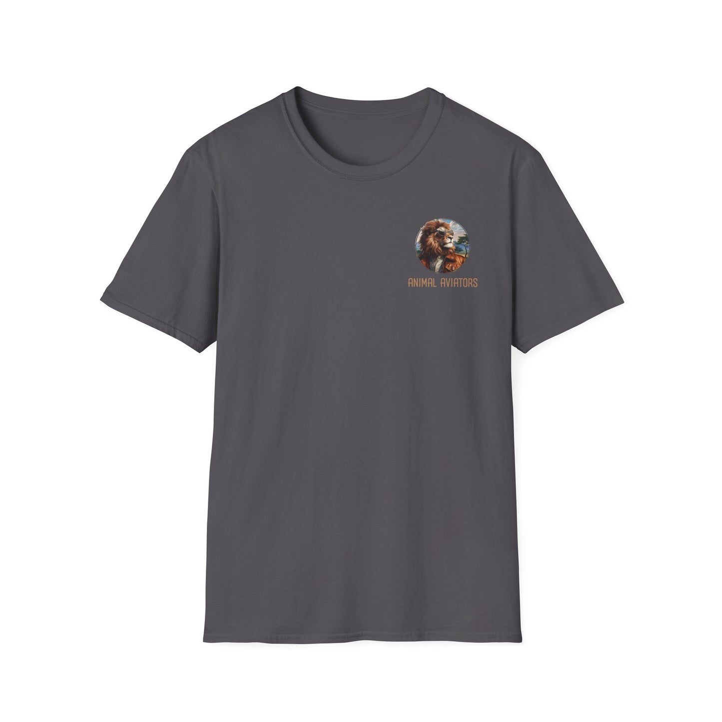 Lion Animal Aviator Unisex Softstyle T-Shirt