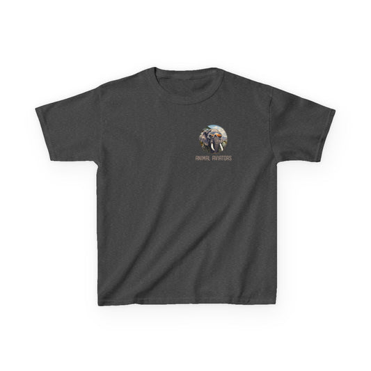 Elephant Animal Aviator Kids Heavy Cotton™ Tee