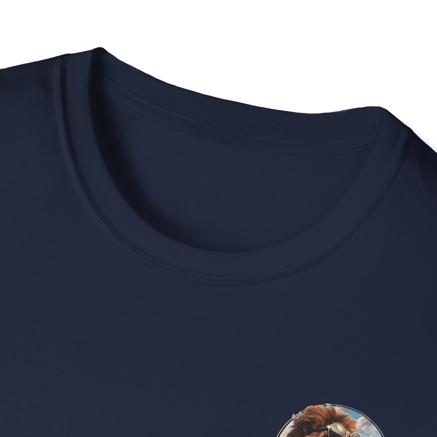 Lion Animal Aviator Unisex Softstyle T-Shirt