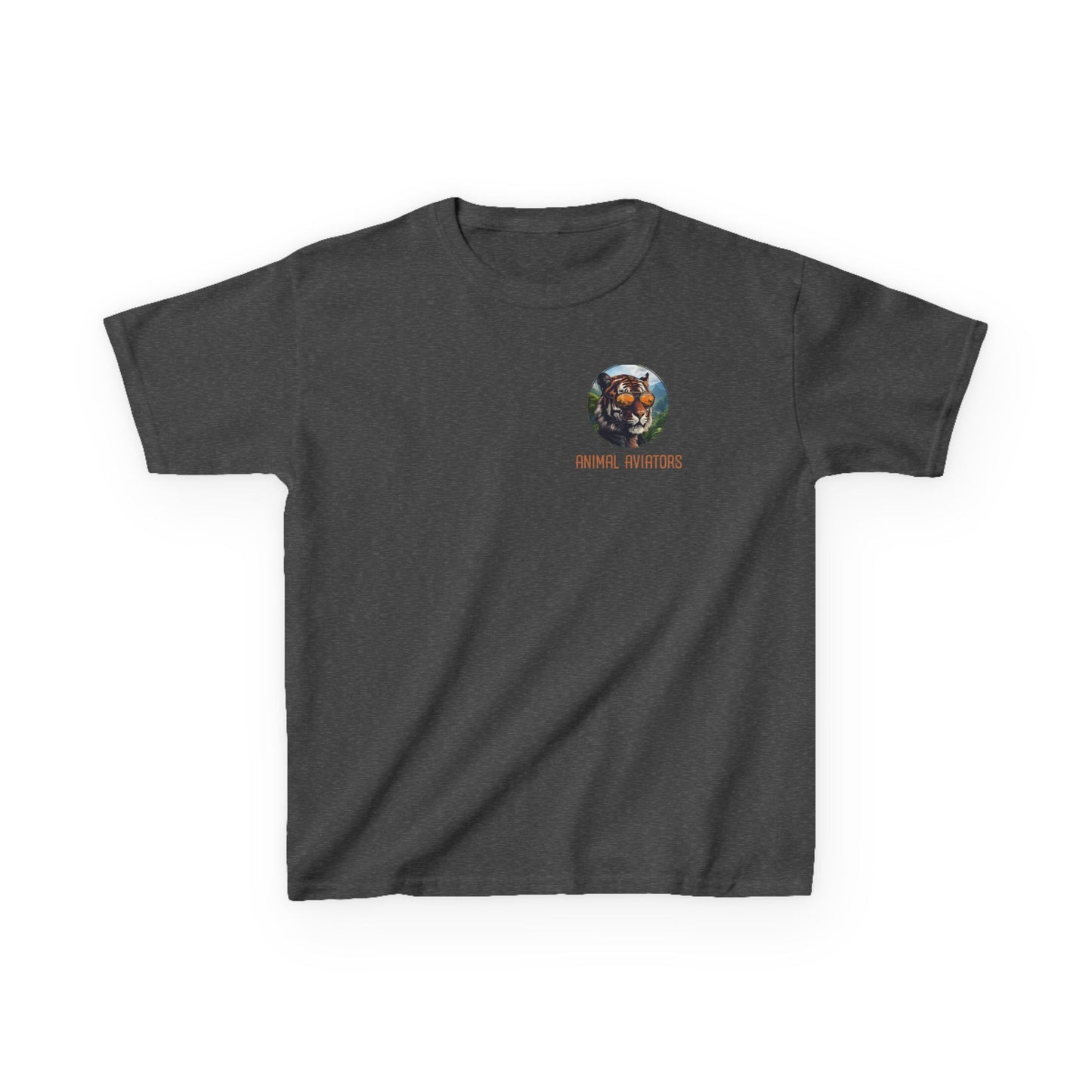 Tiger Animal Aviator Kids Heavy Cotton™ Tee