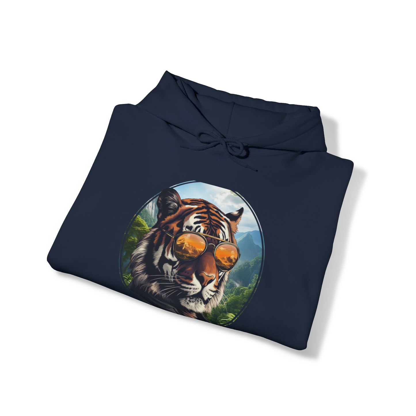 Tiger Animal Aviator Unisex Heavy Blend™ Hooded Sweatshirt