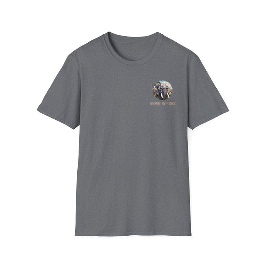 Elephant Animal Aviator Unisex Softstyle T-Shirt