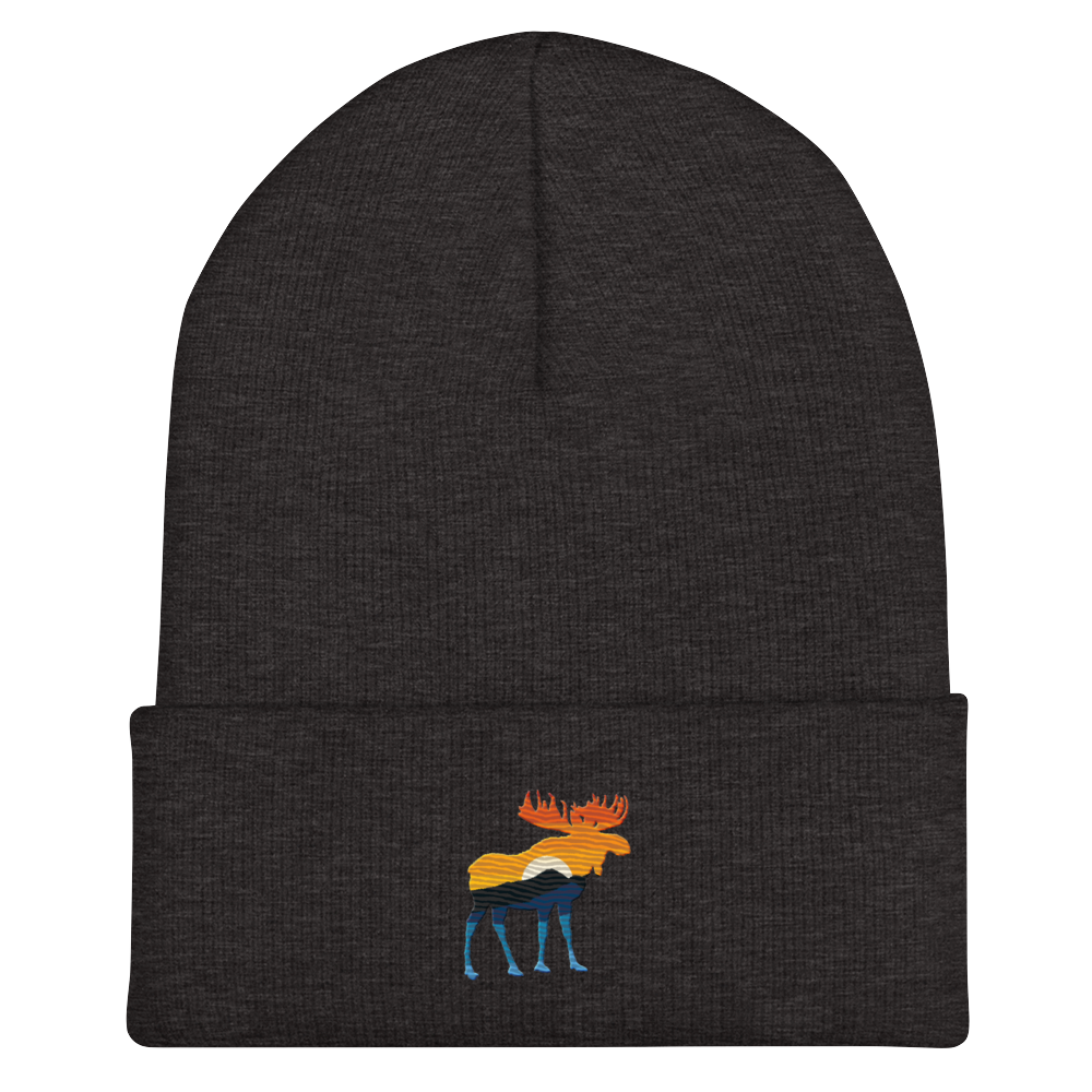 Moose Yellowstone Sunset Beanie