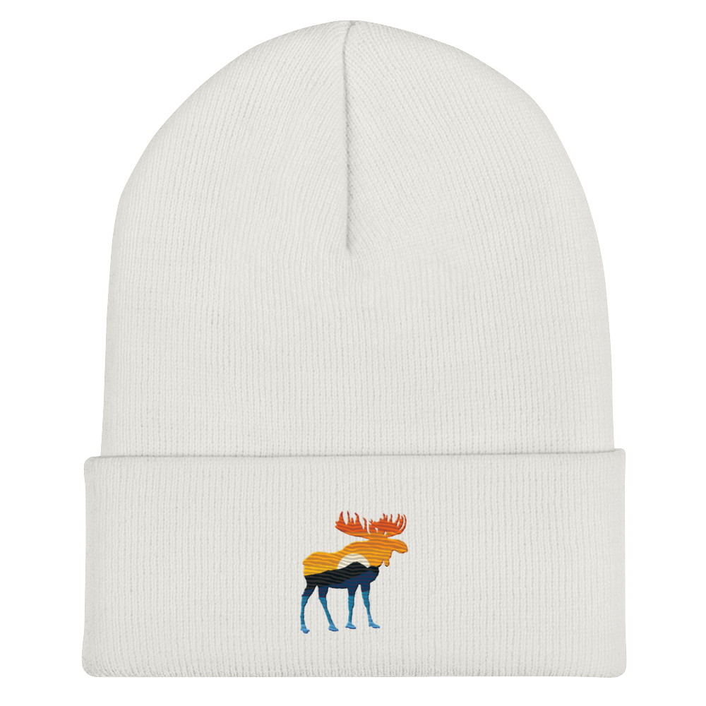 Moose Yellowstone Sunset Beanie