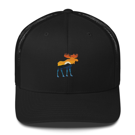 Moose Yellowstone Sunset Trucker Cap