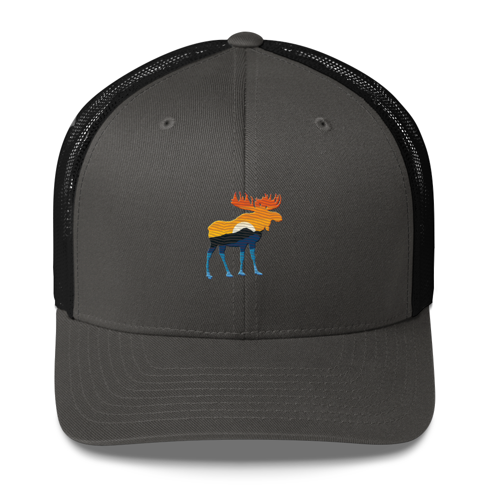 Moose Yellowstone Sunset Trucker Cap