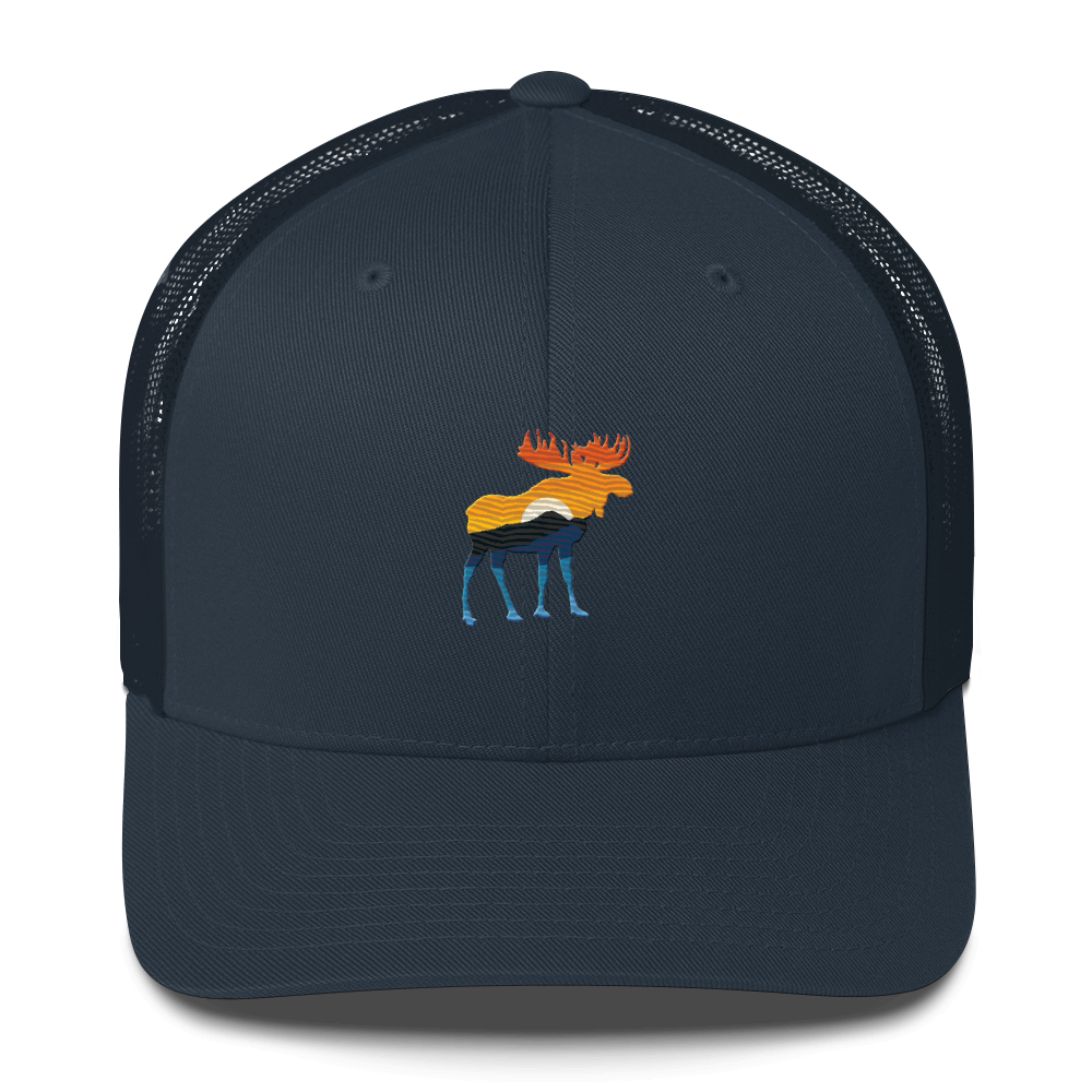 Moose Yellowstone Sunset Trucker Cap